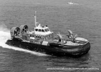 AP1-88 hovercraft with the Canadian Coastguard